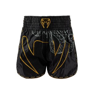 Venum Serpenti Muay Thai Shorts - Black/Silver/Gold Velikost: L