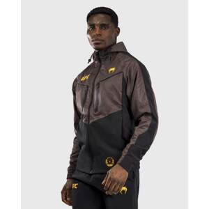 UFC Fusion by Venum Fight Week Men’s Zip Hoodie - Earthen Brown Velikost: L