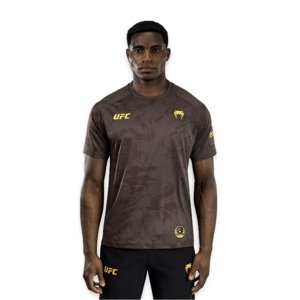 UFC Fusion by Venum Fight Week Men’s Dry-Tech T-Shirt - Earthen Brown Velikost: L
