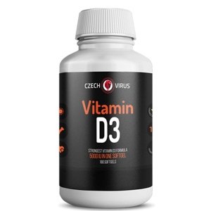 Czech Virus Vitamin D3 180 kapslí