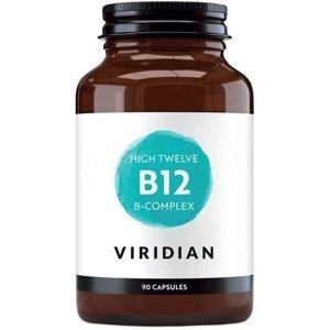 Viridian Nutrition Viridian B-Complex B12 High Twelwe® 90 kapslí