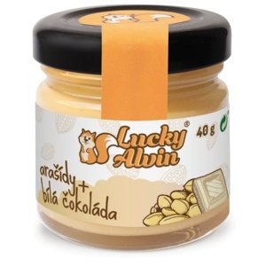 Lucky Alvin Mini edice 40 g - Arašídy/ bílá čokoláda