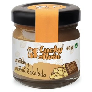 Lucky Alvin Mini edice 40 g - Arašídy/ mléčná čokoláda