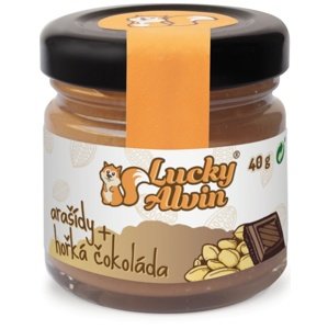 Lucky Alvin Mini edice 40 g - Arašídy/ hořká čokoláda
