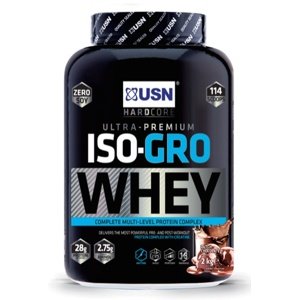 USN (Ultimate Sports Nutrition) USN ISO-GRO Whey 2000 g - smetanová sušenka