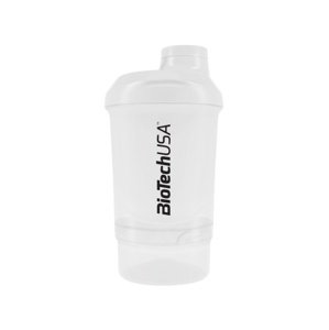 Biotech USA BioTechUSA šejkr Wave+ Nano 300ml +150ml - bílá