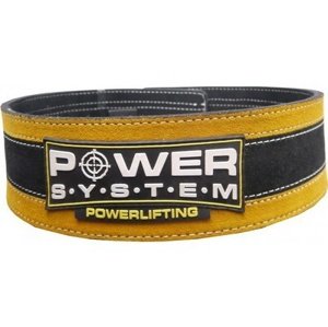 Power System Fitness opasek Stronglift - žlutý L/XL