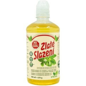 CUKRSTOP CUKR STOP sirup 670 g - Zlaté slazení