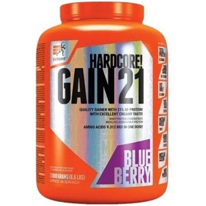 Extrifit Hardcore Gain 21 3000 g - borůvka
