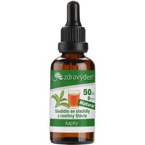 Zdravý den Stevia kapky 50ml - natural