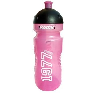 Isostar Láhev Bidon 650 ml - růžová Since 1977 (pushpull)