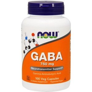 Now Foods Gaba 500 mg 200 rostlinných kapslí