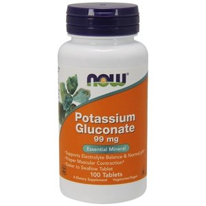 Now Foods Potassium Gluconate 99 mg 100 tablet