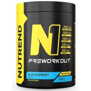 Nutrend N1 PRE-WORKOUT 510 g - modrá malina