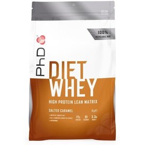 PhD Nutrition PhD Diet Whey Protein 1000 g - slaný karamel + Šejkr Exclusive 600 ml ZDARMA