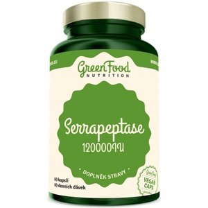 GreenFood Serrapeptase 60 kapslí