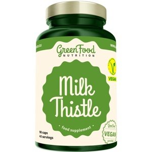 GreenFood Milk Thistle (Ostropestřec) 90 kapslí