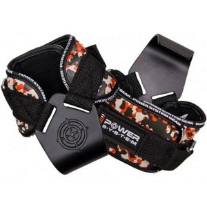 Power System Posilovací háky POWER HOOKS CAMO PS-3370 - oranžová L