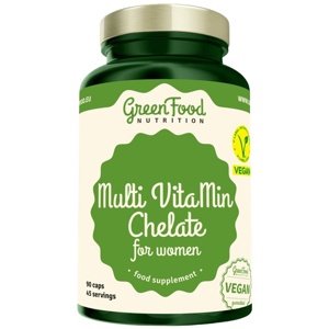 GreenFood Multi VitaMin Chelát pro ženy 90 kapslí