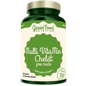 GreenFood Multi VitaMin Chelát Pro muže 90 kapslí