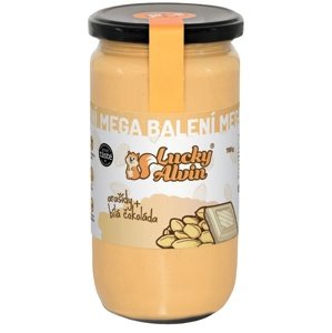 Lucky Alvin Arašídový krém s čokoládou mega balení 750 g - bílá čokoláda