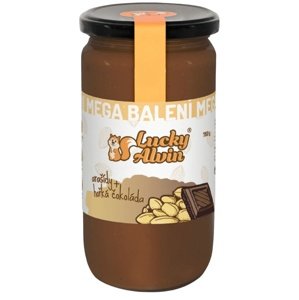 Lucky Alvin Arašídový krém s čokoládou mega balení 750 g - hořká čokoláda