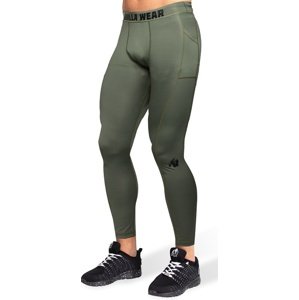 Gorilla Wear Pánské legíny Smart Tights Army Green - M