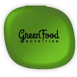 GreenFood Pillbox (zásobník na tablety) - zelená