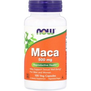 Now Foods Maca 500 mg 100 rostlinných kapslí