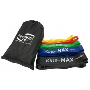 Kine-MAX Posilovací guma Super Loop Resistance band Kit set (5 ks - extra lehká až extra těžká)