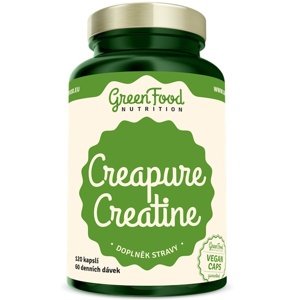 GreenFood Creatine Creapure 120 kapslí