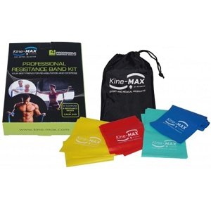 Kine-MAX Professional Resistance Band Kit (set posilovacích gum level 1-4)