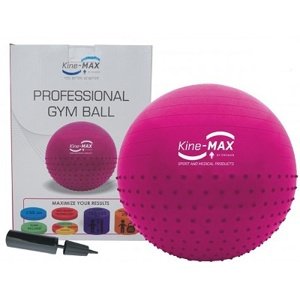 Kine-MAX Professional Gym Ball (gymnastický míč 65 cm) - růžová