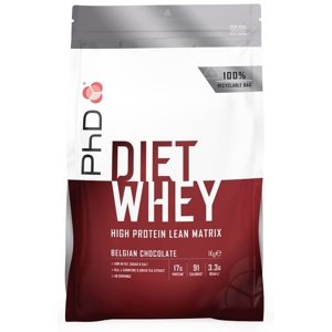 PhD Nutrition PhD Diet Whey Protein 1000 g - belgická čokoláda + Šejkr Exclusive 600 ml ZDARMA