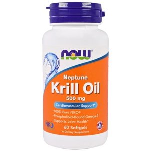 Now Foods Krill Oil Neptune 500 mg 60 kapslí