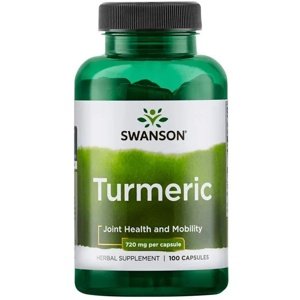 Swanson Turmeric (Kurkuma) 100 kapslí