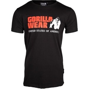 Gorilla Wear Pánské tričko s krátkým rukávem Classic T-shirt Black - XXL