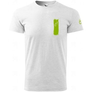 Fitness007 Pánské tričko světlé šedé #musíšfurt - XXL