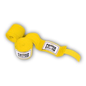 Power System Boxovací bandáže BOXING WRAPS 4m - žlutá
