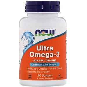 Now Foods Ultra Omega 3 500 EPA/250 DHA 90 kapslí