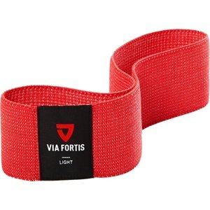 Via fortis odporová guma Stoff loop band - light červená