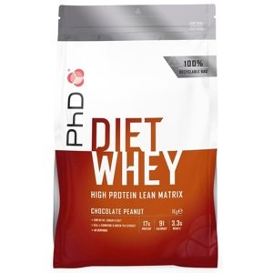 PhD Nutrition PhD Diet Whey Protein 1000 g - čokoláda/arašídy + Šejkr Exclusive 600 ml ZDARMA