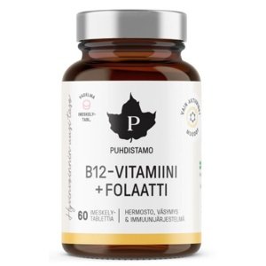 Puhdistamo Vitamin B12 Folate 60 kapslí