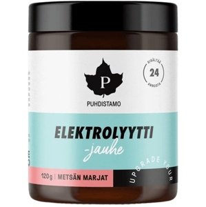 Puhdistamo Electrolyte Powder 120g - red berries + láhev 500 ml ZDARMA