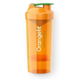 Orangefit šejkr 800 ml se zásobníkem