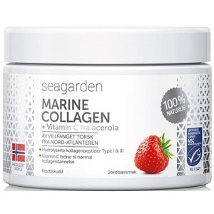 Seagarden Marine Collagen + vitamin C 150 g - jahoda