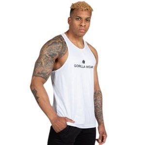 Gorilla Wear Pánské tílko Carter Strech Tank Top White - 2XL