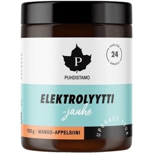 Puhdistamo Electrolyte Powder 120g - mango pomeranč + láhev 500 ml ZDARMA