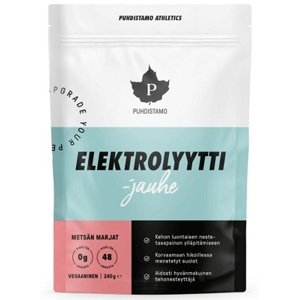 Puhdistamo Electrolyte Powder 240 g - red berries + láhev 500 ml ZDARMA