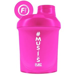 Fitness007 šejkr #musíšfurt 300 ml - růžová